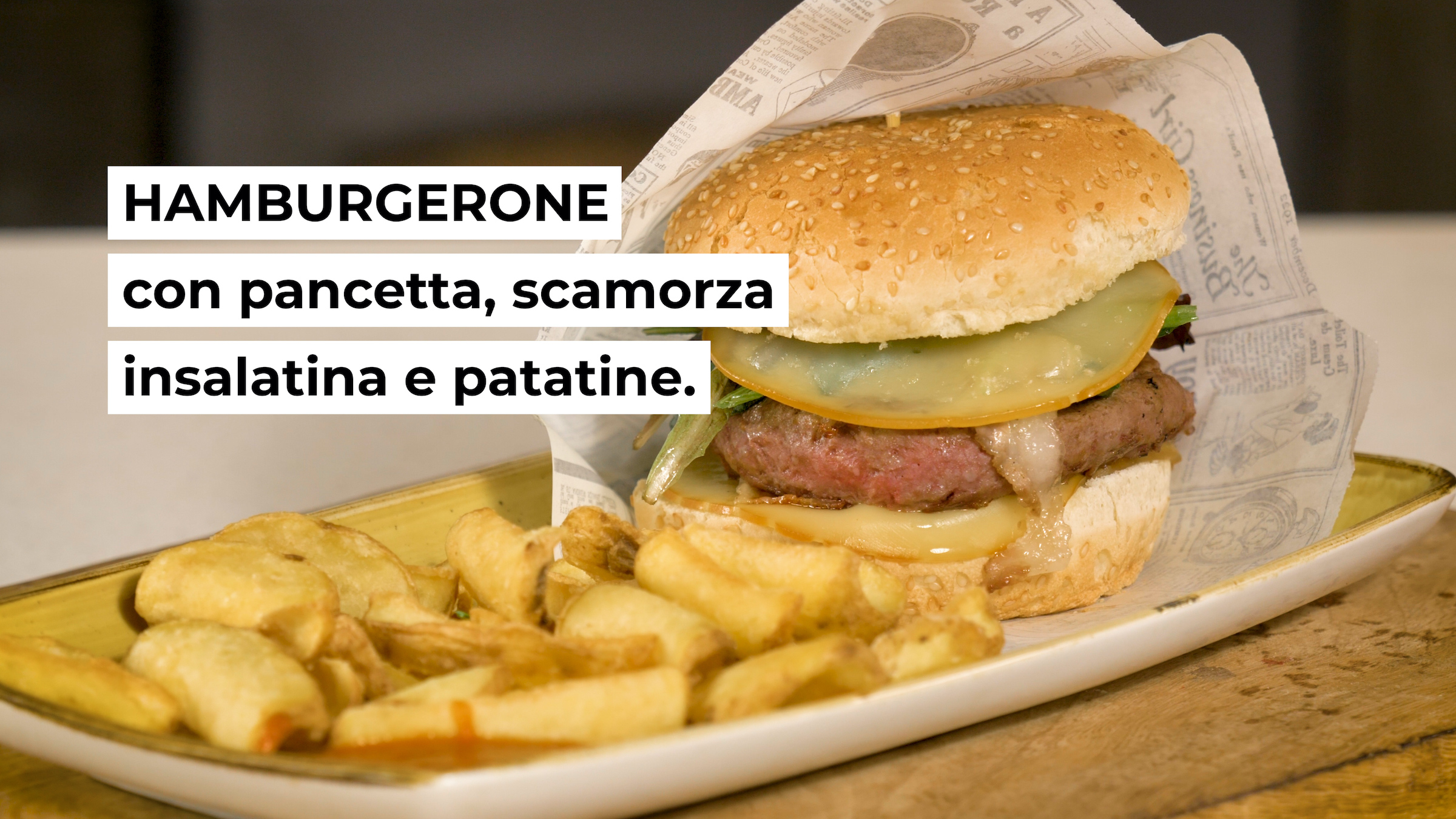 Hamburgerone con panino